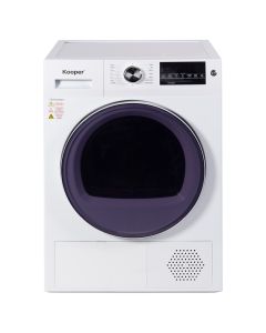 Asciugatrice 9 Kg a pompa di calore, 15 programmi, bianco, Kooper