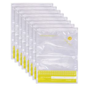 8 sacchetti per sottovuoto con chiusura a pressione