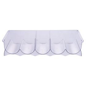 Portabottiglie da frigo 47,4x20,6x10 cm 5 vani, S&#236;ordine