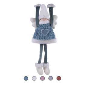 Bambolina con ali appendibile h. 50 cm, Santa&#39;s House