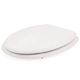 Sedile WC copriwater, in legno mdf, universale, bianco