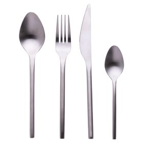Set 24 posate acciaio inox, silver satinato, Gallery