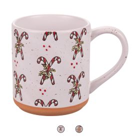 Mug natalizio 660 ml in gres e terracotta, Xmas