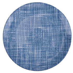 Piatto piano in porcellana, blu, Texture