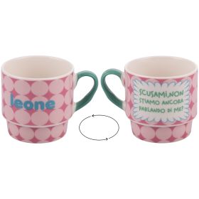 Mug 330 ml impilabile, More Amor Leone