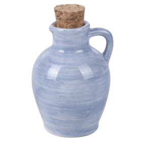 Anfora mini oliera in ceramica tappo in sughero