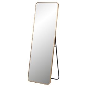 Specchio arredo da terra a figura intera h. 150 cm in alluminio e ferro