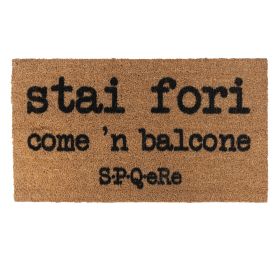 Zerbino ingresso 70x40 cm in cocco e pvc, S.P.Q.eRe