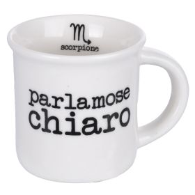 Tazzina caff&#232; 90 ml, scorpione, S.P.Q.eRe Zodiaco