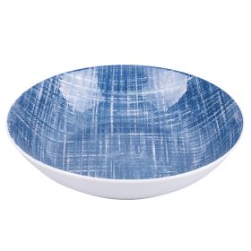 Piatto fondo in porcellana, blu, Texture