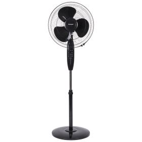 Ventilatore a piantana con telecomando, 3 velocit&#224;, con timer, Kooper