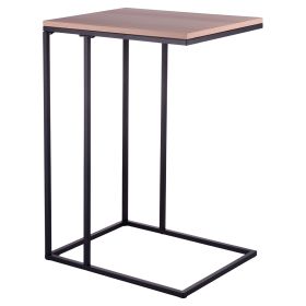 Tavolino d&#39;appoggio in legno 40x30x58 cm, marrone, Sibilla