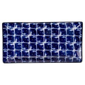 Piattino rettangolare in gres, Confusion