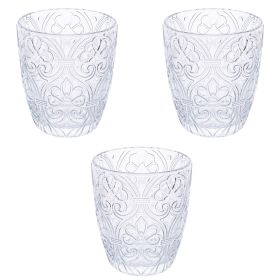 Set 3 bicchieri acqua 325 ml in vetro