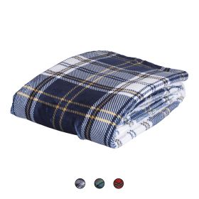 Coperta tartan multiuso 150x200 cm in flannel fleece, Sibilla