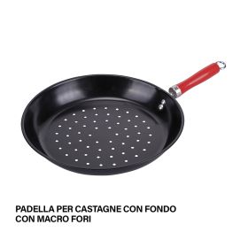 Padella castagne antiaderente &#216; 28 cm
