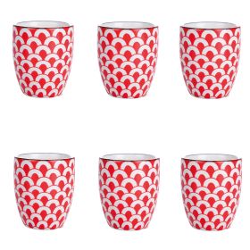 Set 6 tazzine caff&#232; 90 ml in gres, Confusion