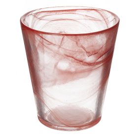 Bicchiere acqua conico rosso 250 ml, Alabastro