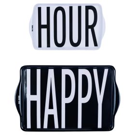 Set 2 vassoi in melammina, Bigismore