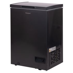 Congelatore a pozzetto 100L, cestello rimovibile, 55,5x47,6x84,6 cm, antracite, Kooper