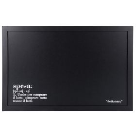 Lavagna da parete 40x60 cm in legno MDF, Victionary Spesa