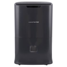 Deumidificatore 20L, 4 modalit&#224; di funzionamento, ioni negativi, 330W, grigio, Kooper X