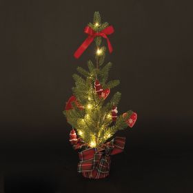 Alberello decorativo natalizio led h. 50 cm, XMas