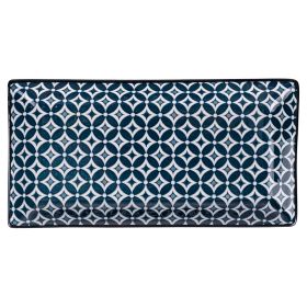 Piattino rettangolare in gres, Confusion