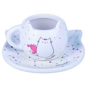 Tazzina caff&#232; con piattino, Oroscocats Cancer