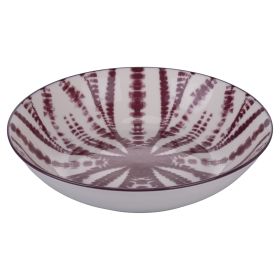 Piatto fondo in porcellana, The Purple