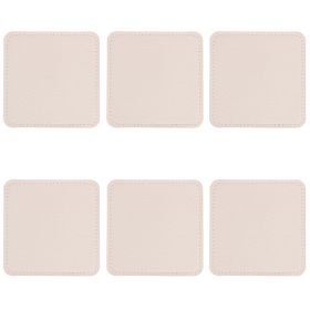 Set 6 sottobicchieri double face soft touch, Horeca Ivory