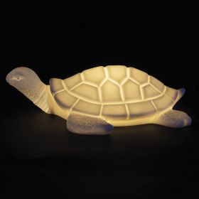 Tartaruga marina led decorativa in ceramica, Ocean