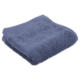 Set 4 lavette 30x30 cm in cotone 650 gsm, blu, Sibilla