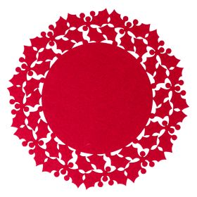 Sottopiatto tondo agrifoglio, Santa&#39;s House