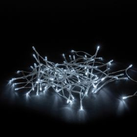 Filo 50 led a batteria l. 3,5 m, bianco freddo, Santa&#39;s House