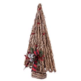 Albero in rattan 40 cm, Santa&#39;s House