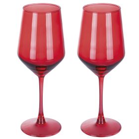 Set 2 calici vino 510 ml, rosso, Rubino Sibilla