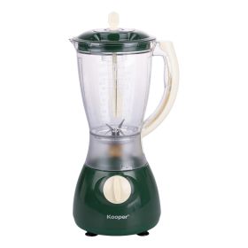 Frullatore elettrico 1,8 L, 4 velocit&#224;, funzione Pulse, 350W, verde e avorio, Kooper