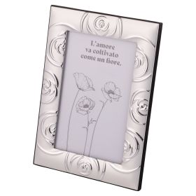 Cornice da tavolo, spazio foto 10x15 cm, silver, Sibilla
