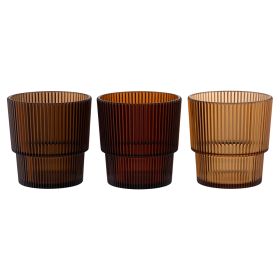 Bicchiere acqua 300 ml, in plastica PS, Shades of Chocolate, Unico