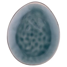 Piatto frutta ovale in gres bicolor, The Market