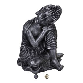 Buddha pensante statua decorativa in poliresina 12x11