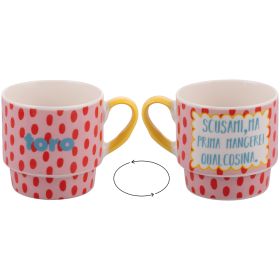 Mug 330 ml impilabile, More Amor Toro