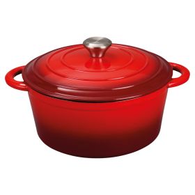 Casseruola con coperchio 28,5 cm in ghisa smaltata, induzione, Les Cocottes S&#236;Chef