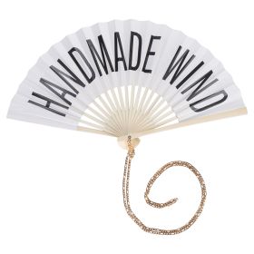 Ventaglio Handmade Wind, manico in bamb&#249;, Bigismore