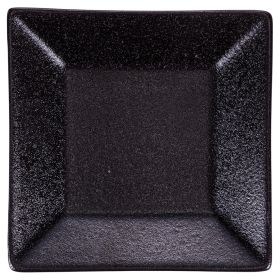 Piattino quadrato 13,5x13,5 cm in gres, Horeca Black
