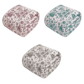 Piumone matrimoniale double face in microfibra 240x260 cm, Sibilla