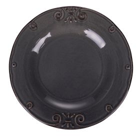 Piatto frutta in gres smaltato, Duchessa Stones D