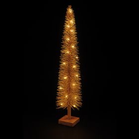 Alberello decorativo led a batteria h. 50 cm, Santa&#39;s House