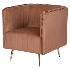 Poltrona vintage, cammello, Sibilla